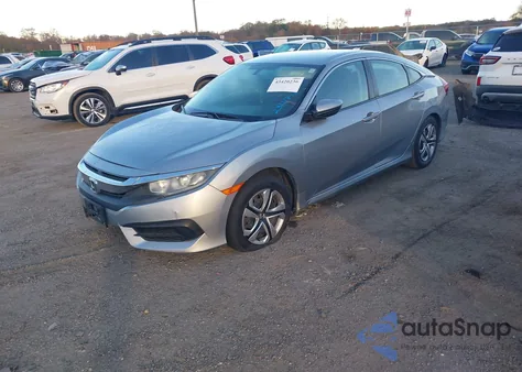 2017 Honda Civic Lx из США, поврежденный, VIN 19XFC2F56HE231486